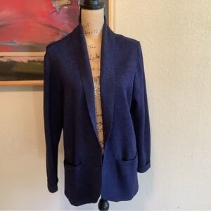 Belldini Navy Blue Open Front Cardigan, Sparkles